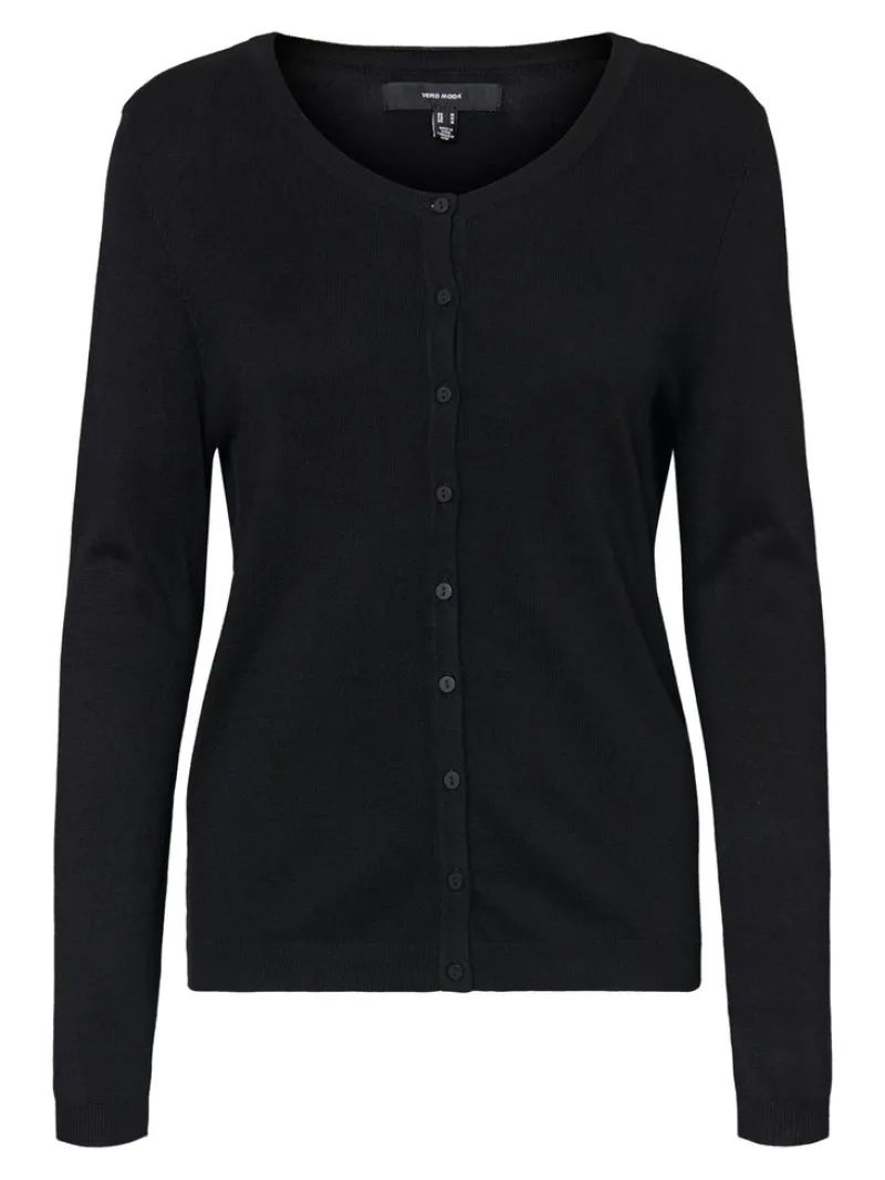 Vero Moda Pullover & Sweatshirts*VMNELLIE GLORY LS O-NECK CARDIGAN NOOS Black