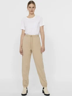 Vero Moda Hosen*VMOCTAVIA HW SWEAT PANT NOOS White Pepper