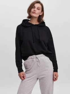 Vero Moda Pullover & Sweatshirts*VMOCTAVIA LS HOODIE NOOS Black