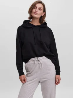 Vero Moda Pullover & Sweatshirts*VMOCTAVIA LS HOODIE NOOS Black