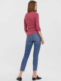 Vero Moda Shirts*VMPANDA MODAL 3/4 TOP JRS NOOS Dry Rose