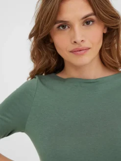 Vero Moda Shirts*VMPANDA MODAL 3/4 TOP JRS NOOS Laurel Wreath