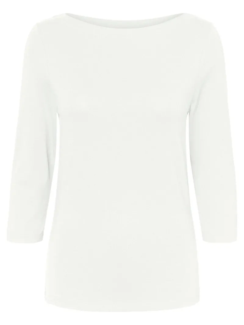 Vero Moda Shirts*VMPANDA MODAL 3/4 TOP NOOS Bright White
