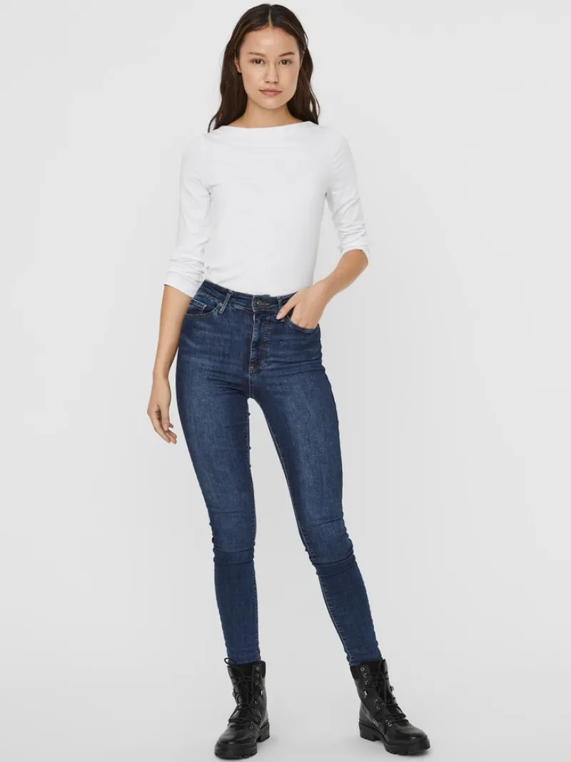 Vero Moda Shirts*VMPANDA MODAL 3/4 TOP NOOS Bright White