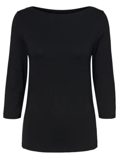 Vero Moda Shirts*VMPANDA MODAL 3/4 TOP NOOS Black