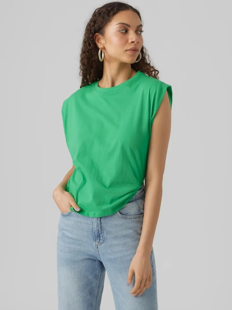 Vero Moda Shirts*VMPANNA GLENN SL TOP JRS bright green