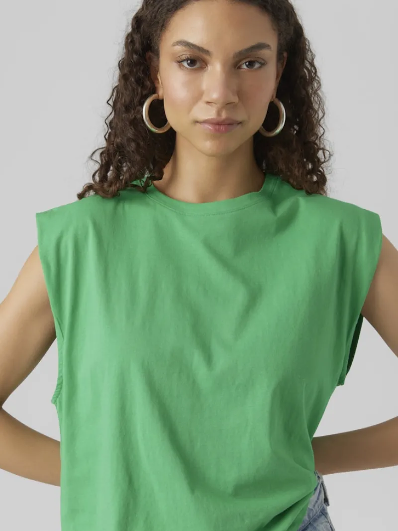 Vero Moda Shirts*VMPANNA GLENN SL TOP JRS bright green