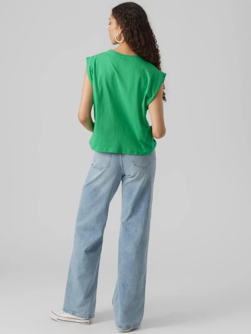 Vero Moda Shirts*VMPANNA GLENN SL TOP JRS bright green