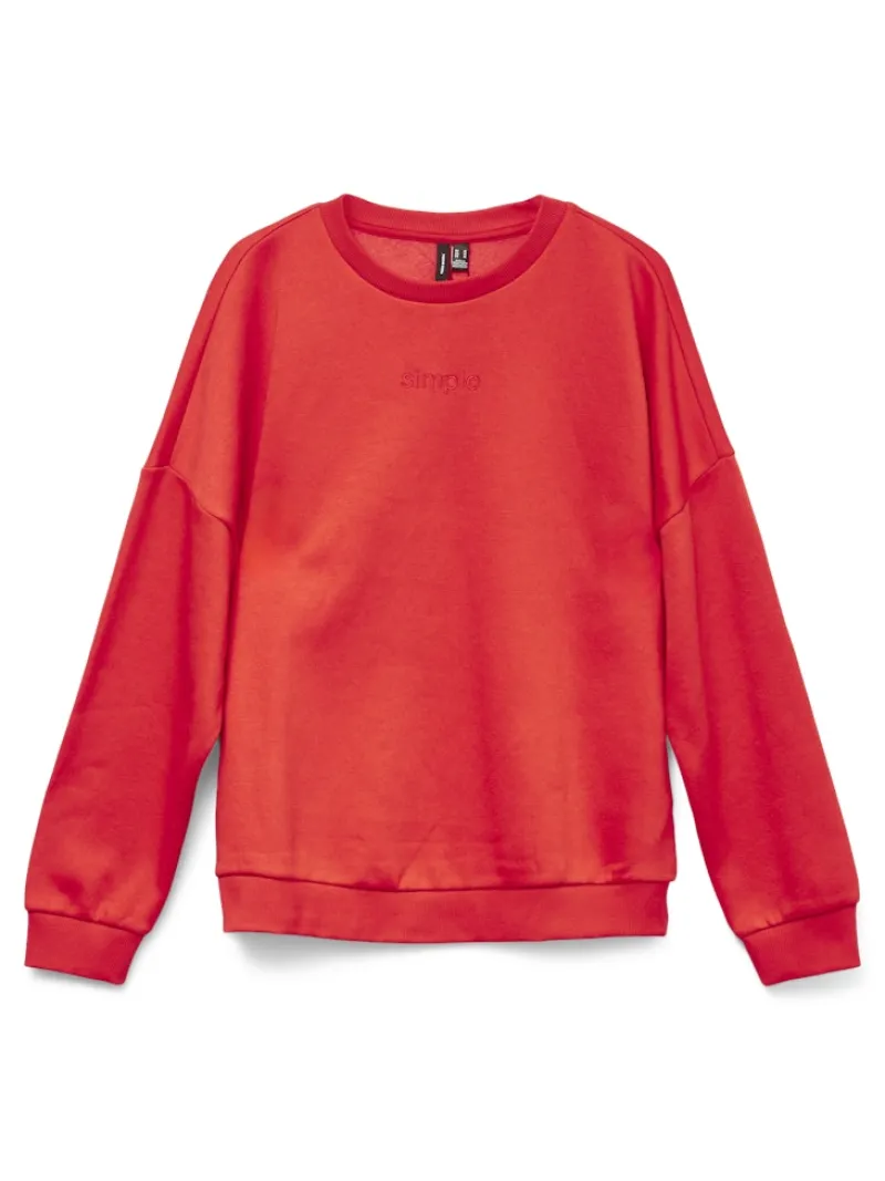 Vero Moda Pullover & Sweatshirts*VMPERNILLE BEA LS SWEAT BOX JRS Fiery Red