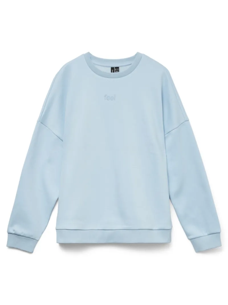 Vero Moda Pullover & Sweatshirts*VMPERNILLE BEA LS SWEAT BOX JRS airy blue