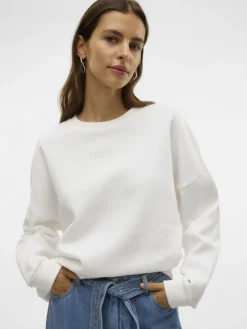 Vero Moda Pullover & Sweatshirts*VMPERNILLE BEA LS SWEAT BOX JRS Snow White
