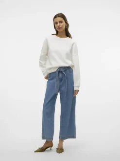 Vero Moda Pullover & Sweatshirts*VMPERNILLE BEA LS SWEAT BOX JRS Snow White