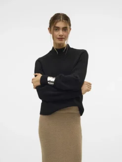 Vero Moda Pullover & Sweatshirts*VMPIPPA LS HIGHNECK PULLOVER GA BOO Black