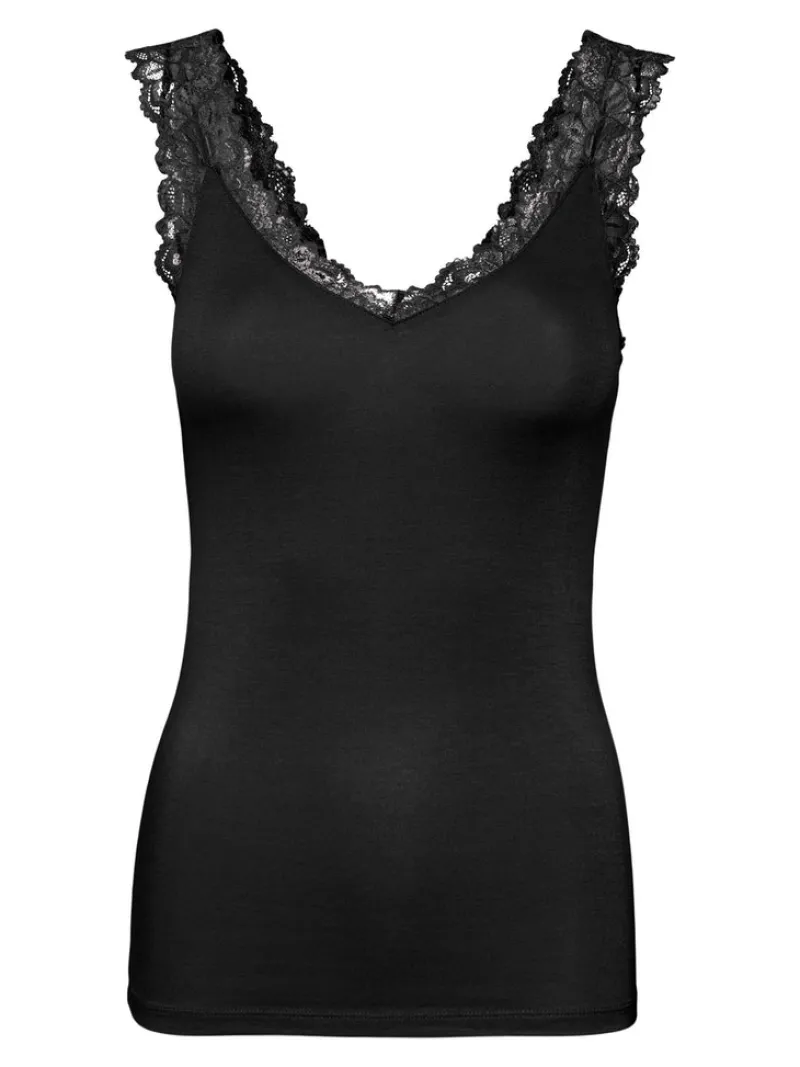 Vero Moda Shirts*VMROSA SL TOP JRS NOOS Black