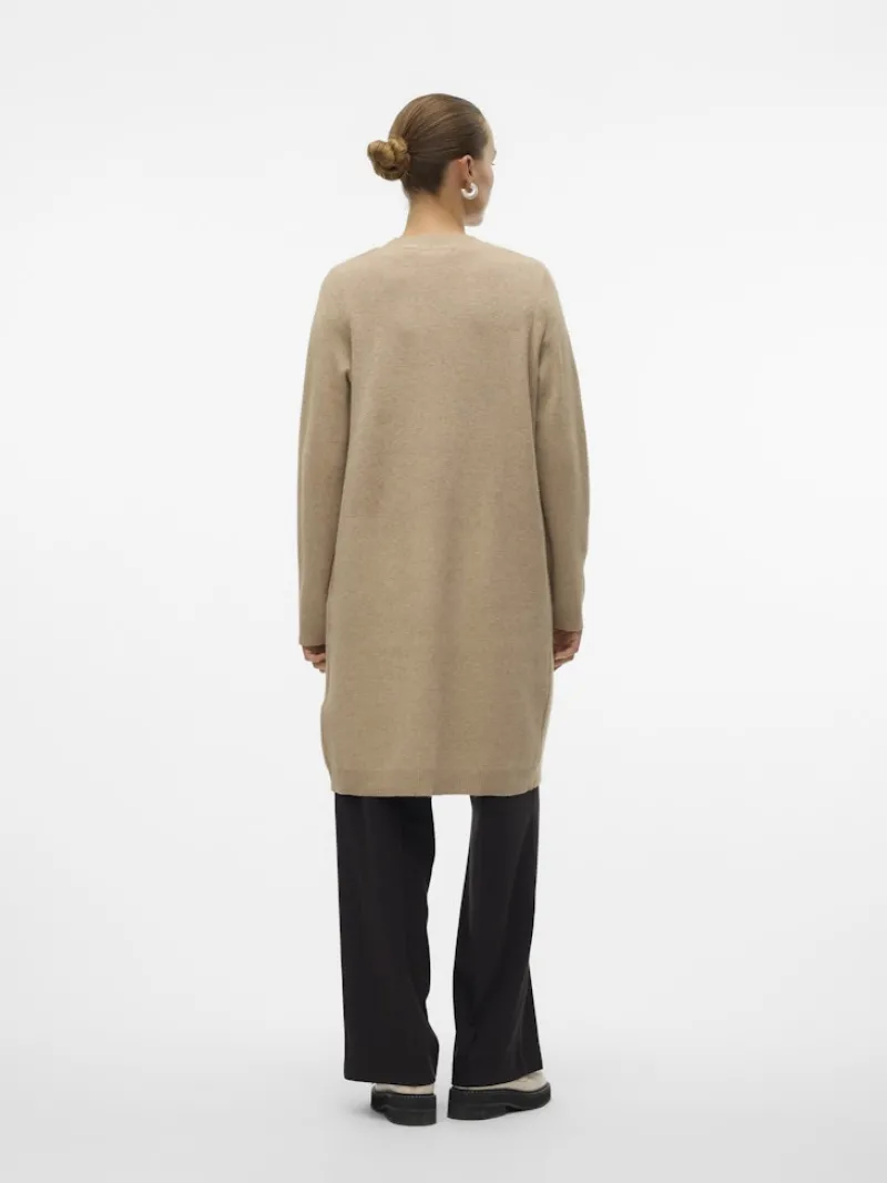 Vero Moda Pullover & Sweatshirts*VMSABA LS POCKET COATIGAN GA NOOS Silver Mink