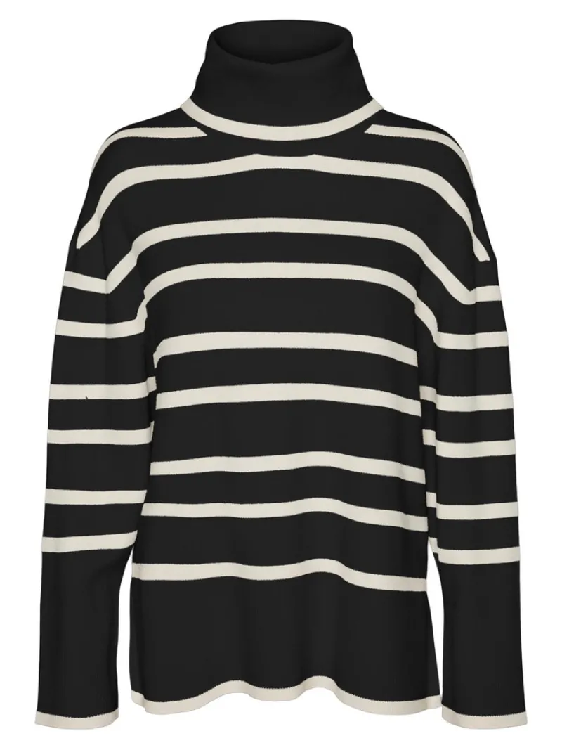 Vero Moda Pullover & Sweatshirts*VMSABA LS ROLLNECK BLOUSE Black