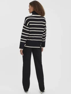 Vero Moda Pullover & Sweatshirts*VMSABA LS ROLLNECK BLOUSE Black