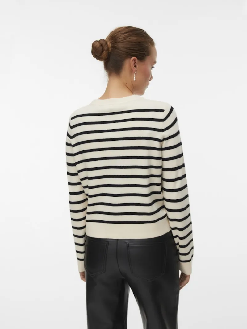 Vero Moda Pullover & Sweatshirts*VMSABA PLAIN LS O-NECK CARDIGAN NOOS LX birch