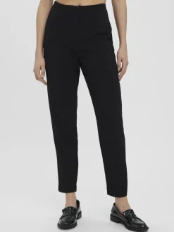 Vero Moda Hosen*VMSANDY HW TAPERED PANT Black