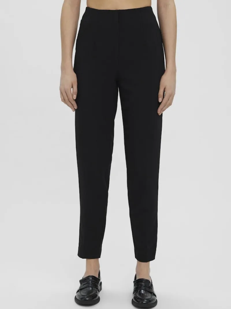 Vero Moda Hosen*VMSANDY HW TAPERED PANT Black