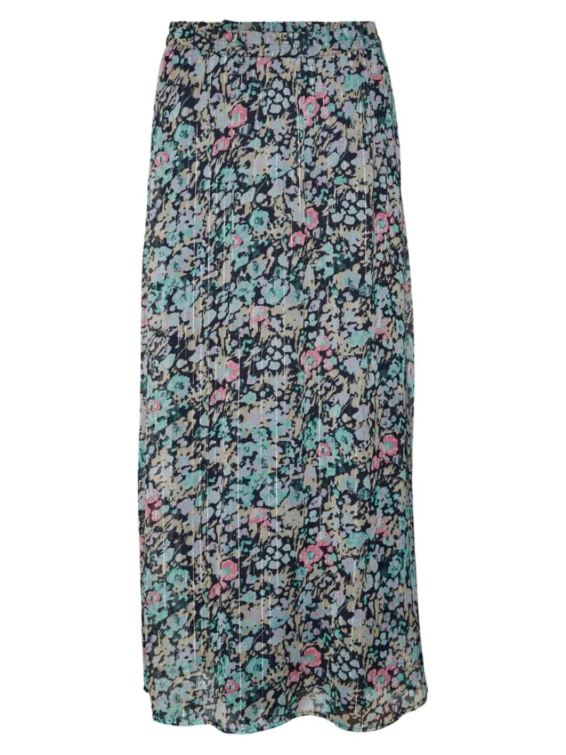 Vero Moda Röcke*VMSIGA HW ANKLE SLIT SKIRT WVN LCS Navy Blazer