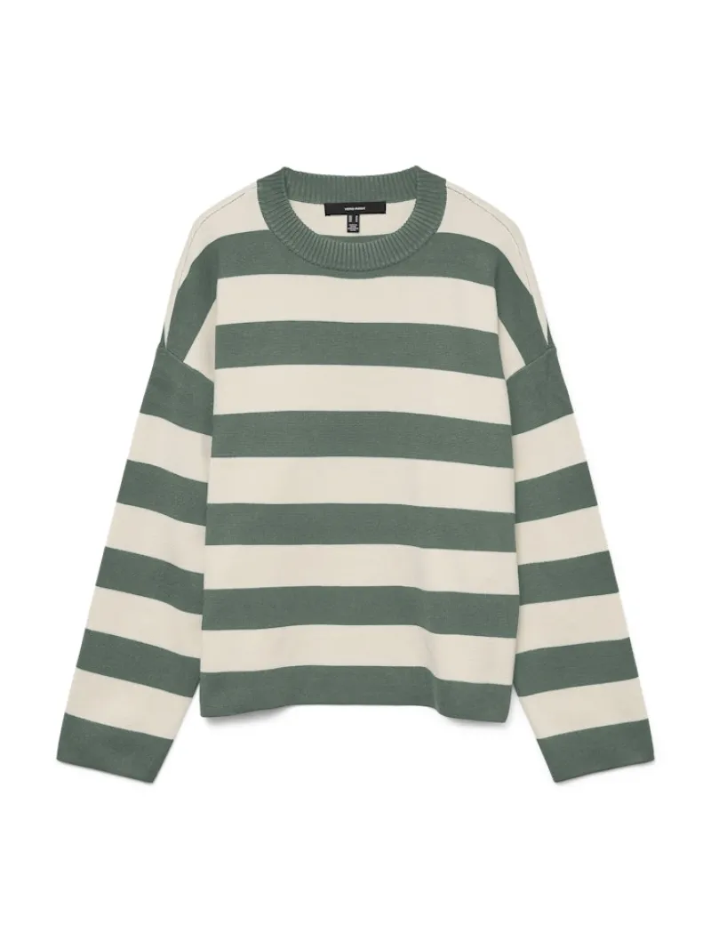 Vero Moda Pullover & Sweatshirts*VMSILJE LS O-NECK BOXY PULLOVER NOOS Laurel Wreath