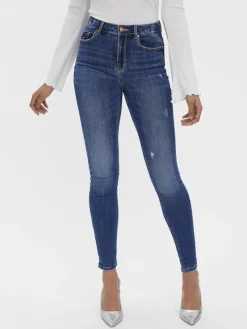 Vero Moda Jeans*VMSOPHIA HR SKINNY DESTR J LI388 NOOS Medium Blue Denim