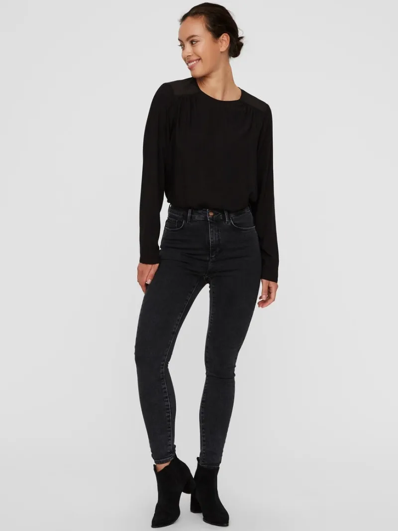 Vero Moda Jeans*VMSOPHIA HR SKINNY JEANS BA210 VMA NOOS Dark Grey Denim