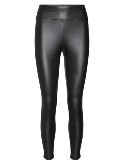 Vero Moda Hosen*VMSUELLA HR COATED LEGGING LCS Black