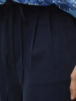 Vero Moda Hosen*VMTANYA HW 7/8 WIDE PANTS BOO Navy Blazer