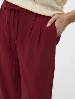 Vero Moda Hosen*VMTANYA HW 7/8 WIDE PANTS BOO syrah