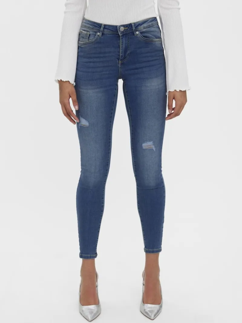 Vero Moda Jeans*VMTANYA MR S PIPING DST J VI3253 GA Medium Blue Denim