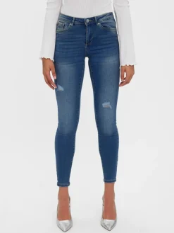 Vero Moda Jeans*VMTANYA MR S PIPING DST J VI3253 GA Medium Blue Denim
