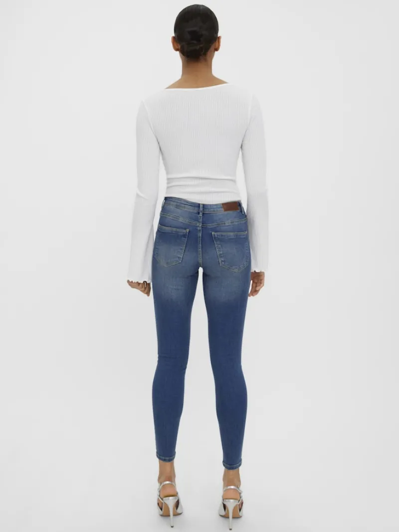 Vero Moda Jeans*VMTANYA MR S PIPING DST J VI3253 GA Medium Blue Denim