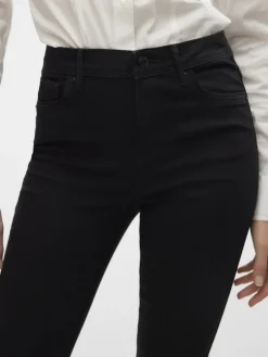 Vero Moda Jeans*VMTANYA MR S PIPING JEANS VI120 GA NOOS Black