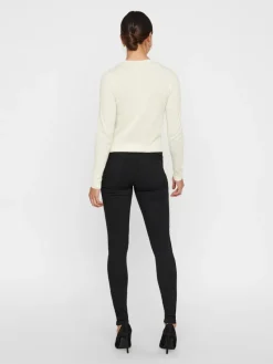 Vero Moda Jeans*VMTANYA MR S PIPING JEANS VI120 GA NOOS Black