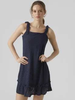 Vero Moda Kleider*VMTASSA SL SHORT DRESS NOOS Navy Blazer