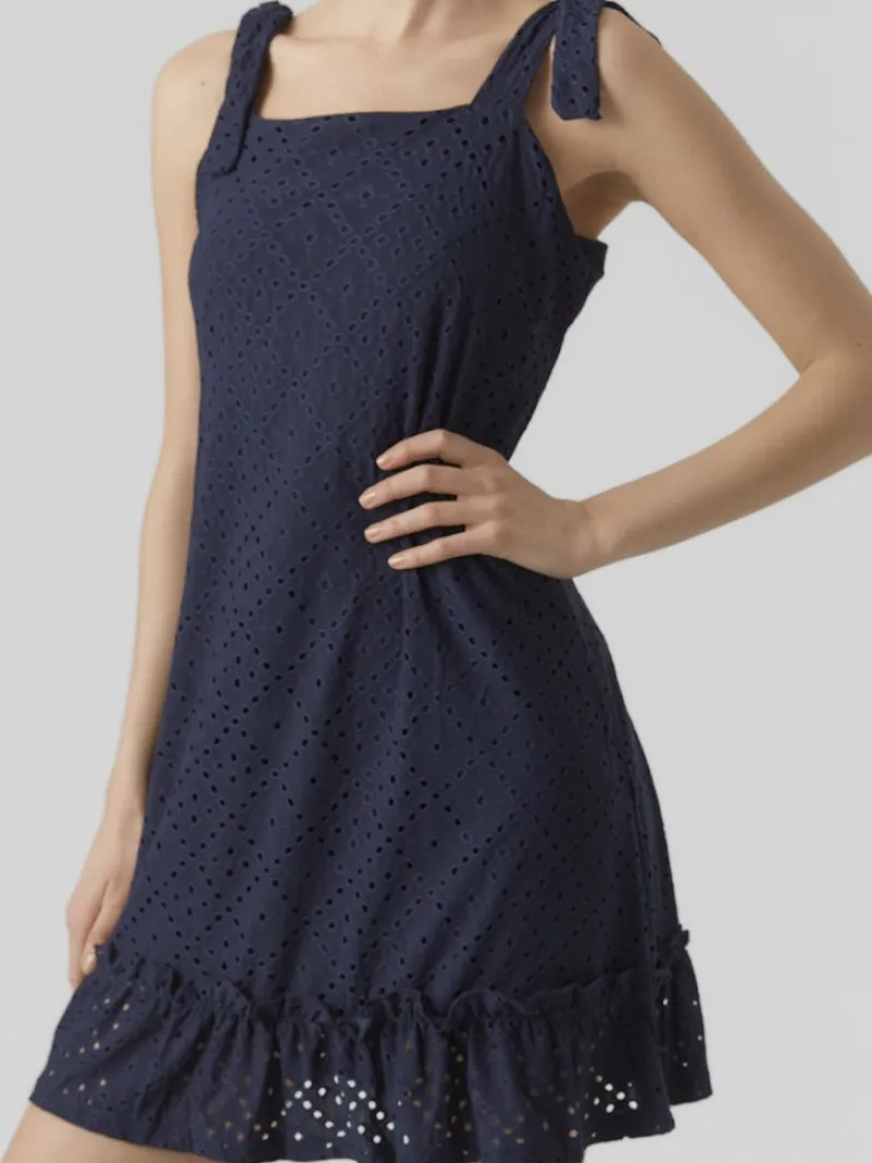 Vero Moda Kleider*VMTASSA SL SHORT DRESS NOOS Navy Blazer