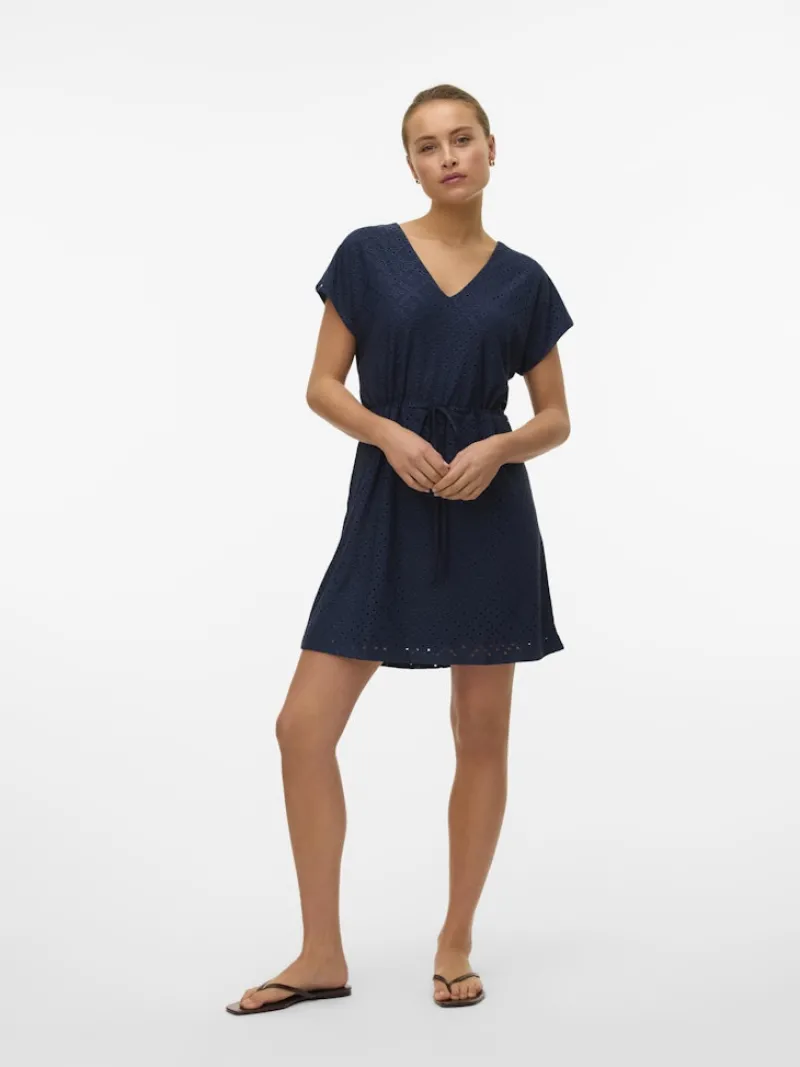 Vero Moda Kleider*VMTASSA SS SHORT DRESS JRS NOOS Navy Blazer