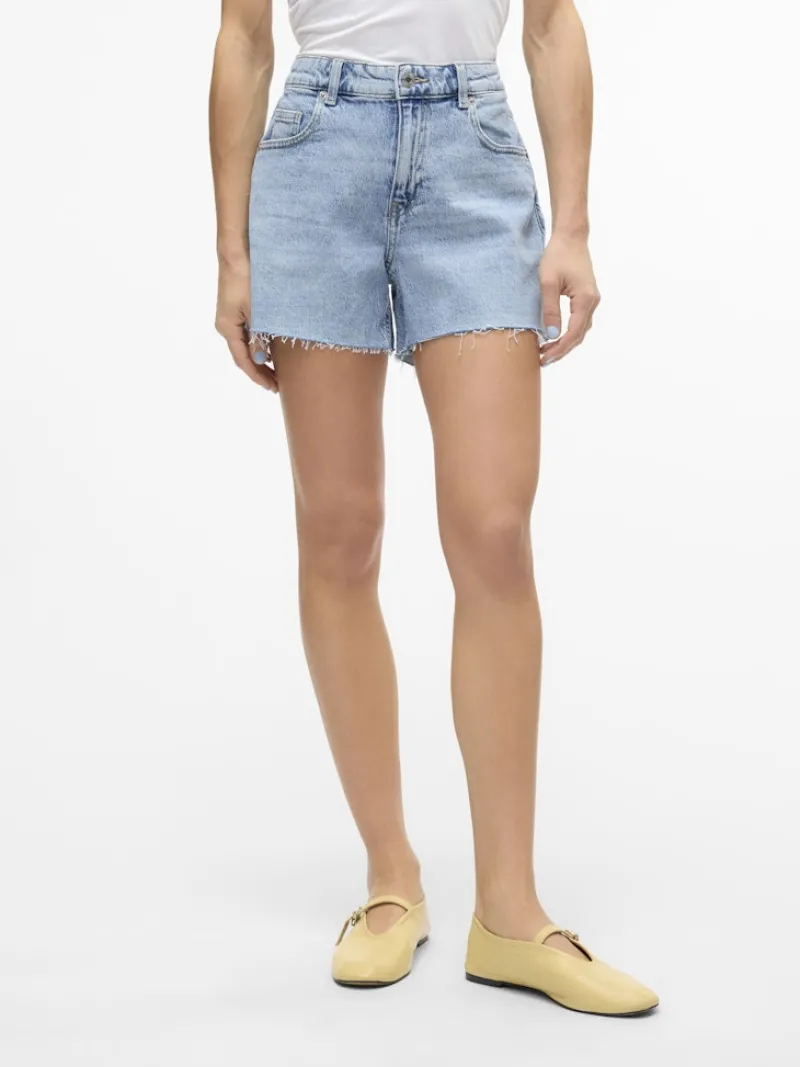 Vero Moda Shorts*VMTESS MR SHORT DNM SHORTS MIX GA NOOS Light Blue Denim