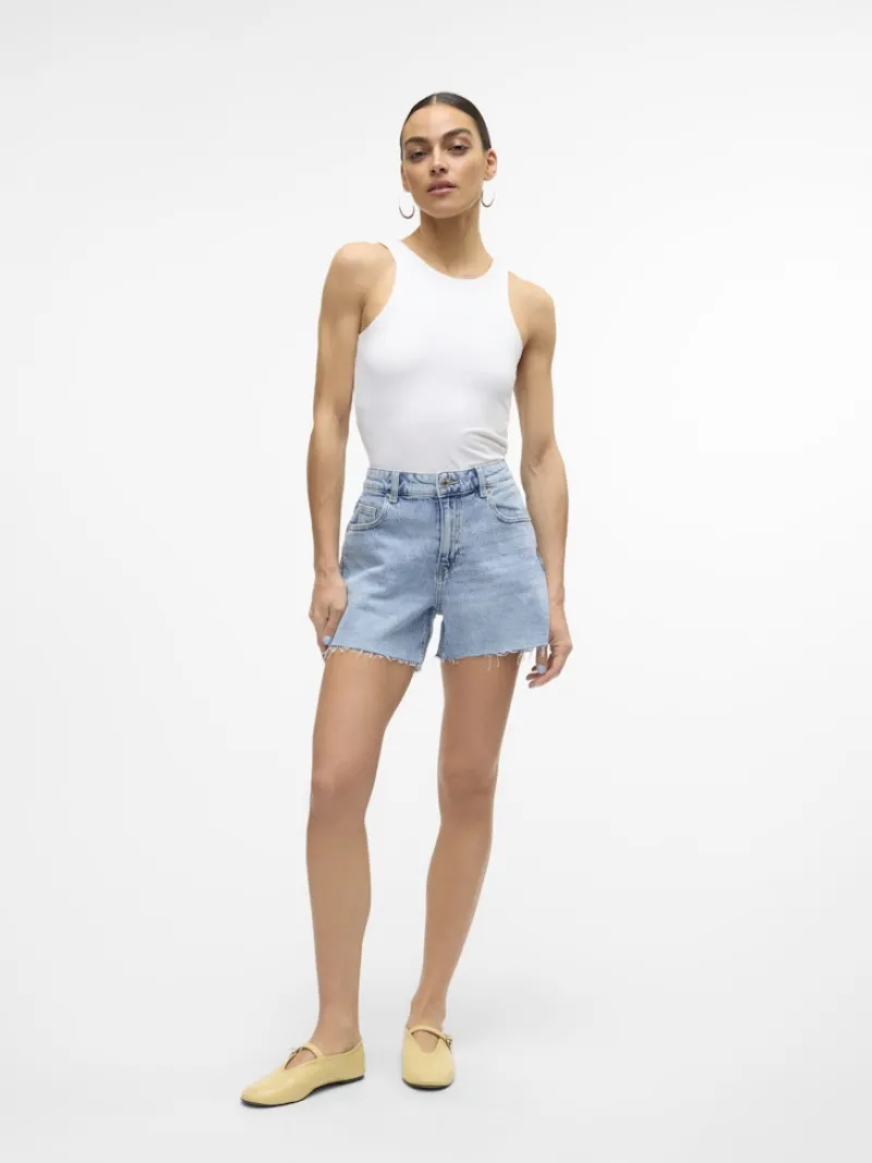 Vero Moda Shorts*VMTESS MR SHORT DNM SHORTS MIX GA NOOS Light Blue Denim