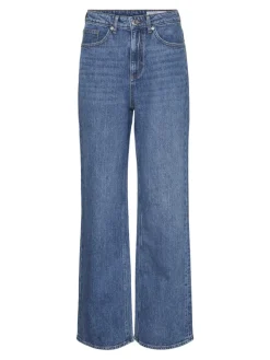 Vero Moda Jeans*VMTESSA HR WIDE JEANS RA380 GA NOOS Medium Blue Denim