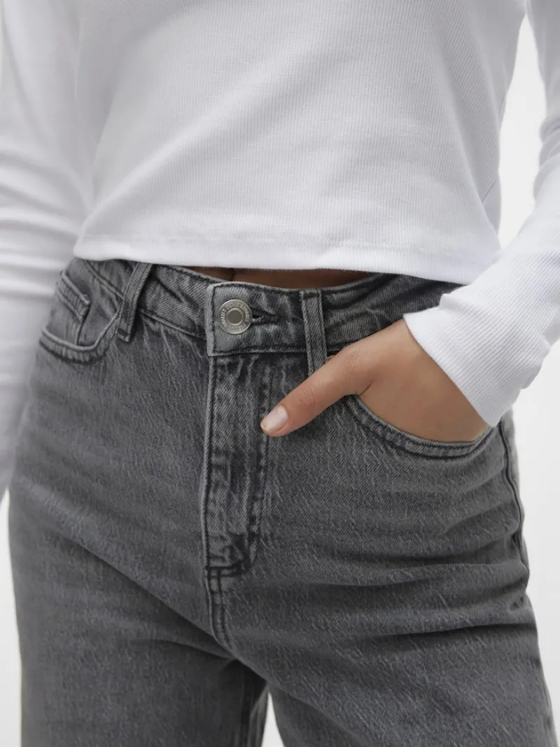 Vero Moda Jeans*VMTESSA HR WIDE JEANS RA206 GA NOOS Medium Grey Denim