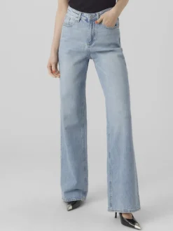 Vero Moda Jeans*VMTESSA HR WIDE JEANS RA339 GA NOOS Light Blue Denim
