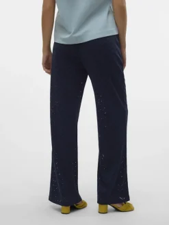 Vero Moda Hosen*VMTHAS NW WIDE PANT JRS GA VO Navy Blazer