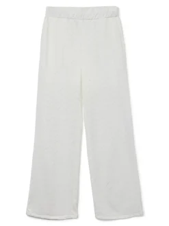 Vero Moda Hosen*VMTHAS NW WIDE PANT JRS GA VO Snow White
