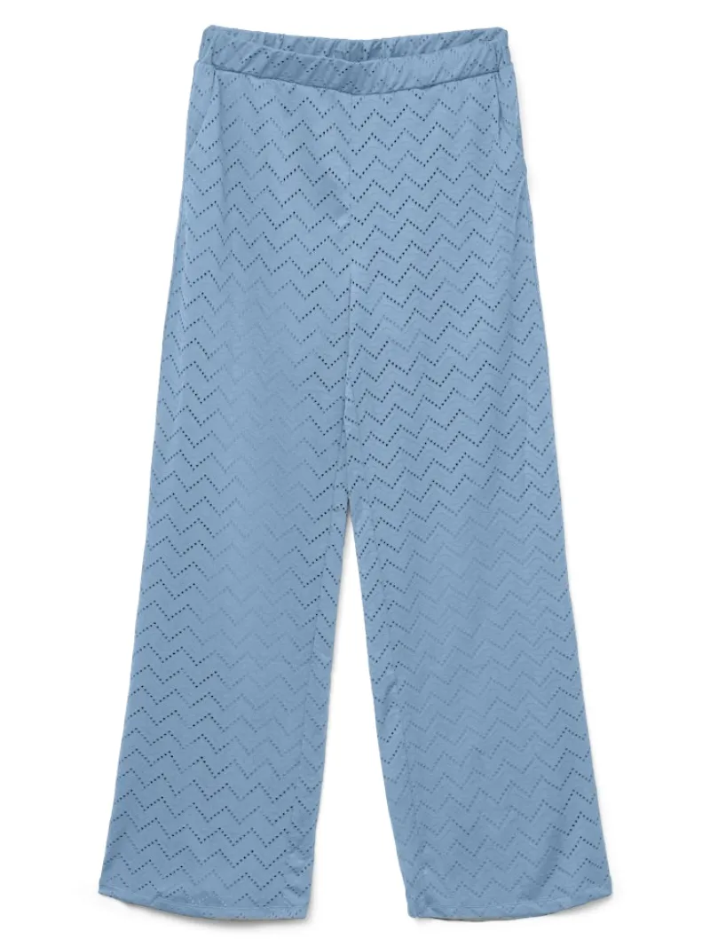 Vero Moda Hosen*VMTHAS NW WIDE PANT JRS GA VO airy blue