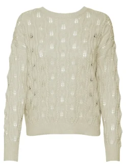 Vero Moda Pullover & Sweatshirts*VMVERENA LS O-NK BACKDETAIL PULLOVER BOO birch