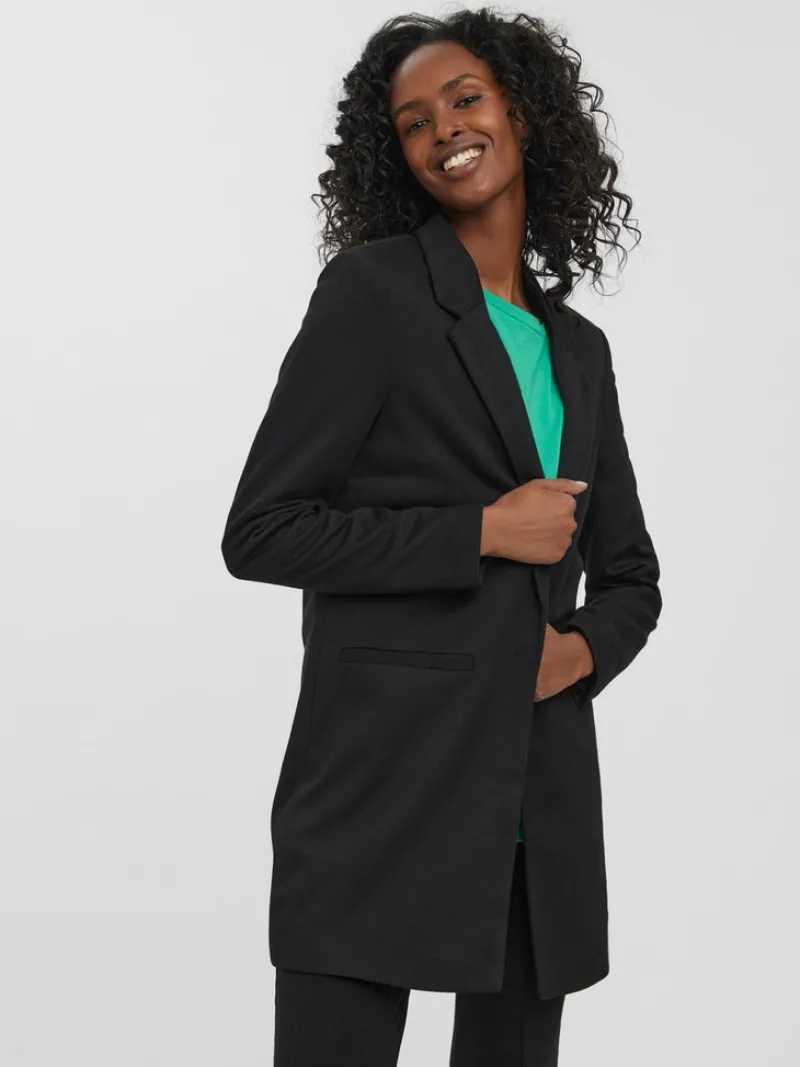 Vero Moda Jacken*VMVERINA LS LONG BLAZER NOOS Black