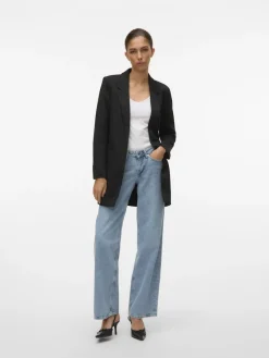 Vero Moda Jacken*VMVERINA LS LONG BLAZER NOOS Black